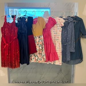 Girls size 10 dresses bundle